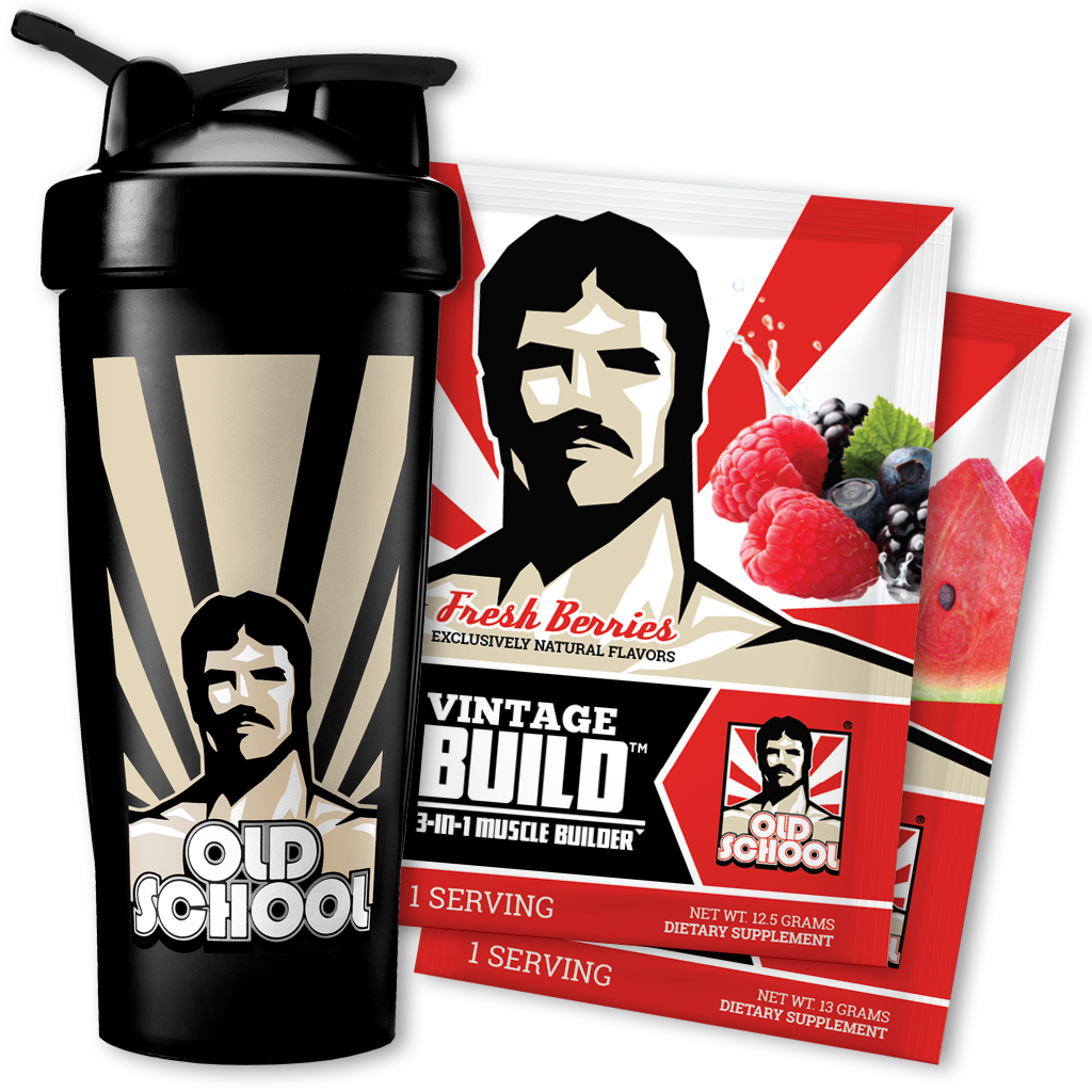Vintage Build™ Samples + Shaker Old School Labs Supplements