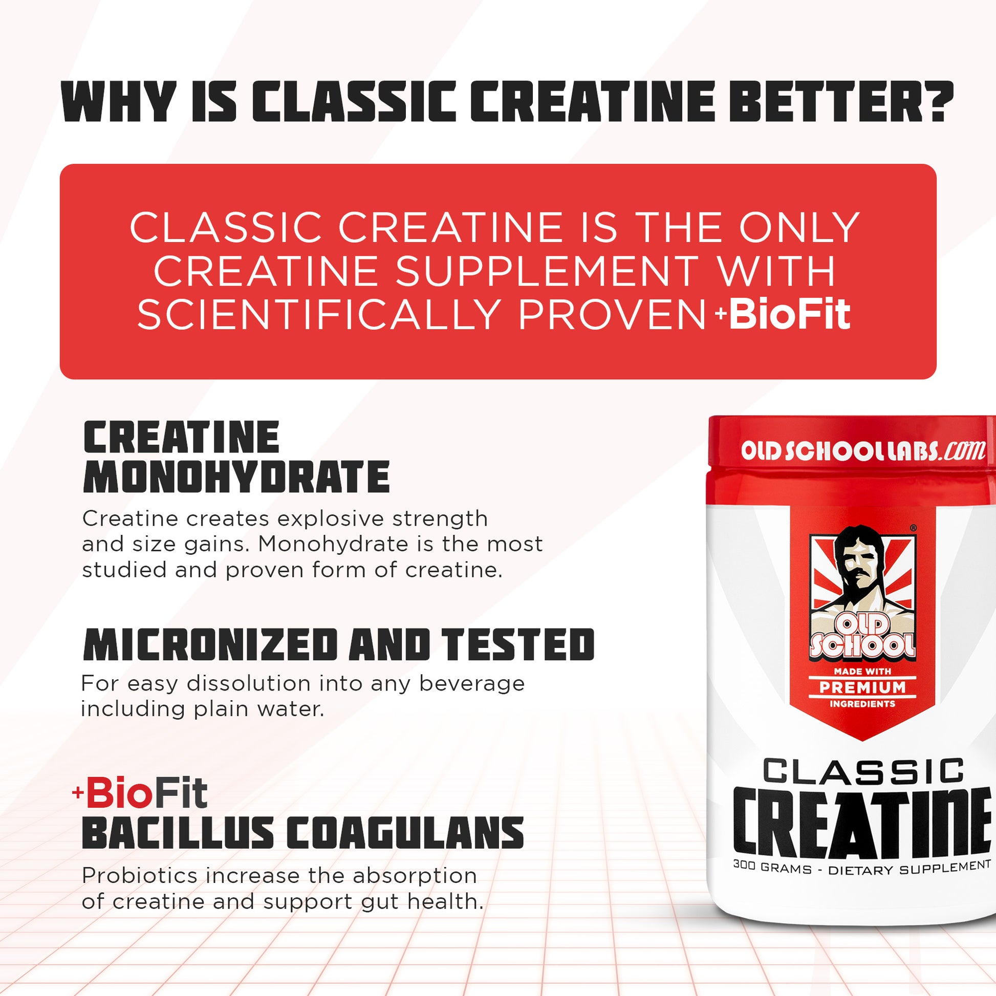 Why Classic Creatine is better